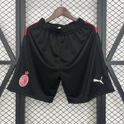 AC Milan Soccer Jersey Home Custom Shorts 2025/26