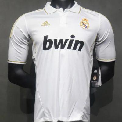 Real Madrid Retro Jersey Home Soccer Shirt 2011/12