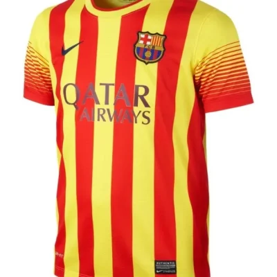 Barcelona Retro Jersey Away Soccer Shirt 2013-14