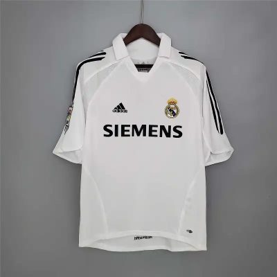 Real Madrid Retro Jersey Home Custom Soccer Shirt 2005-06