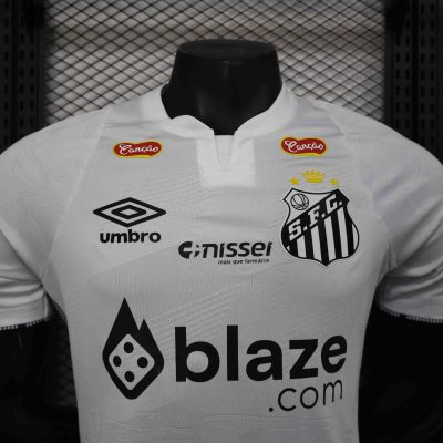 Alternative view of Santos FC Soccer Jersey Home Shirt All Sponsor 2024