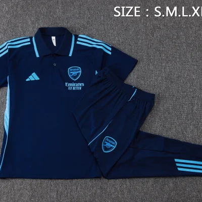 Alternative view of Arsenal Training Kit (Polo+Pants) Royalblue 2025/26