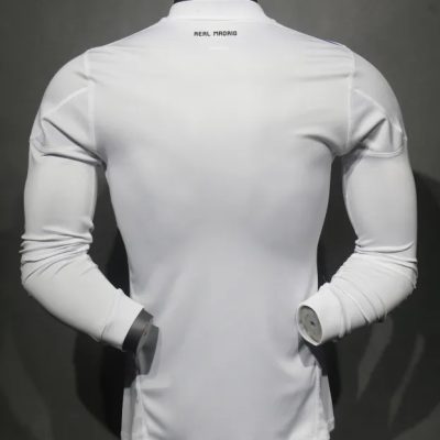 Alternative view of Real Madrid Retro Jersey Home Long Sleeve Soccer Shirt 2010/11