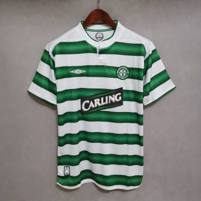 Celtic Retro Soccer Jersey Home Custom Shirt 2003/04