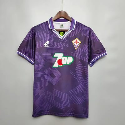 Fiorentina Retro Soccer Jersey Home Custom Shirt 1992/93