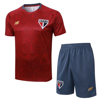 Sao Paulo FC Training Jersey Kit Red 2025