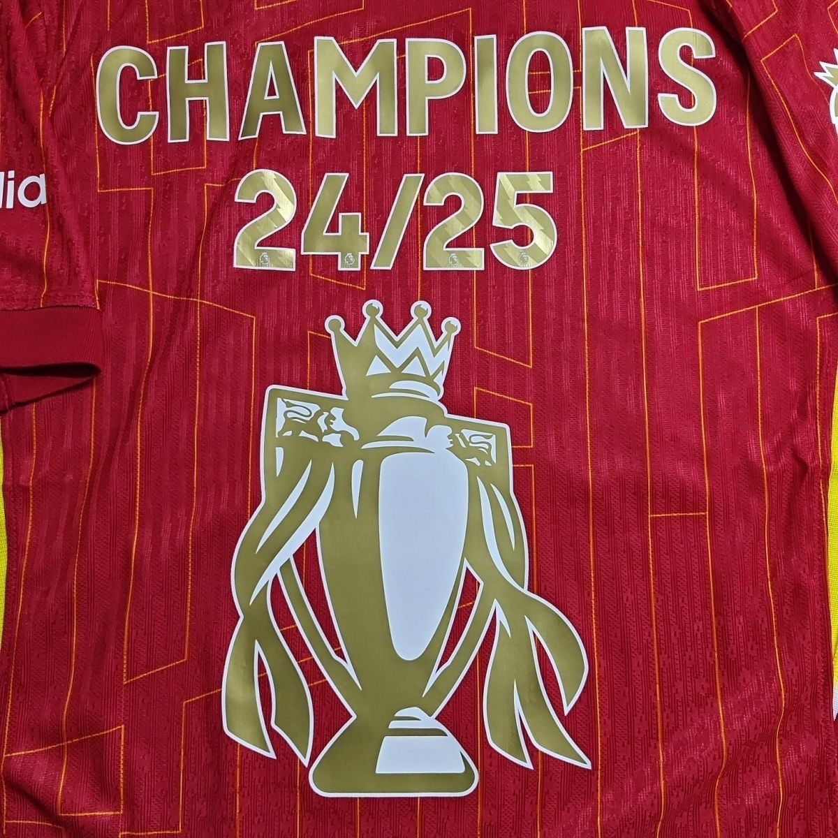 Liverpool Football Jersey EPL Champions Custom Shirt 2024/25 - Image 5