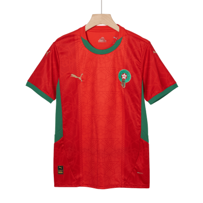 Morocco Soccer Jersey Home Custom Shirt 2024-25