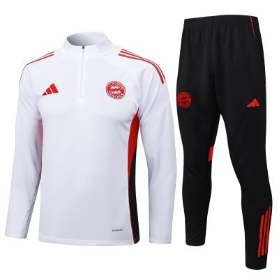 Bayern Munich Training Kit (Sweatshirt+Pants) White 2025/26