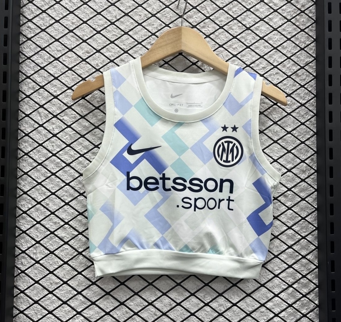 Inter Milan Soccer Jersey Away Women's Vest 2025/26