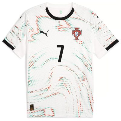 Alternative view of Ronaldo #7 Portugal Soccer Jersey Away Shirt 2025