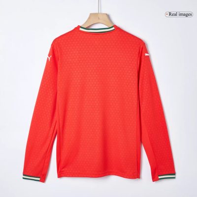 Alternative view of Portugal Soccer Jersey Home Long Sleeve Custom Shirt 2025