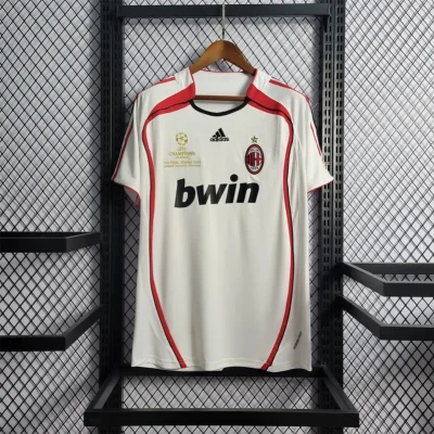 Alternative view of Kaká #22 AC Milan Retro Soccer Jersey Away UCL Final Custom Shirt 2006/07
