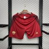 Roma Soccer Jersey Home Custom Shorts 2024/25