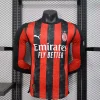AC Milan Soccer Jersey Home Long Sleeve Shirt 2025/26