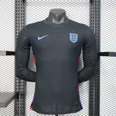 England Soccer Jersey Away Long Sleeve Shirt 2025