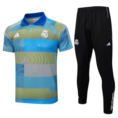 Real Madrid Training Kit (Polo+Pants) Green 2025/26