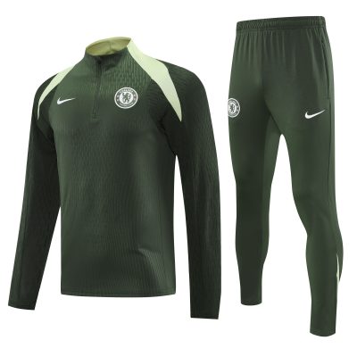 Chelsea  Training Kit (Sweatshirt+Pants) Deep Green 2025/26 - Player Version