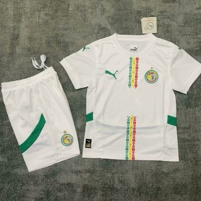 Senegal Soccer Jersey Home Kids Kit Jersey+Shorts 2025