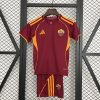 Roma Soccer Jersey Home Kids Kit Jersey+Shorts 2025/26