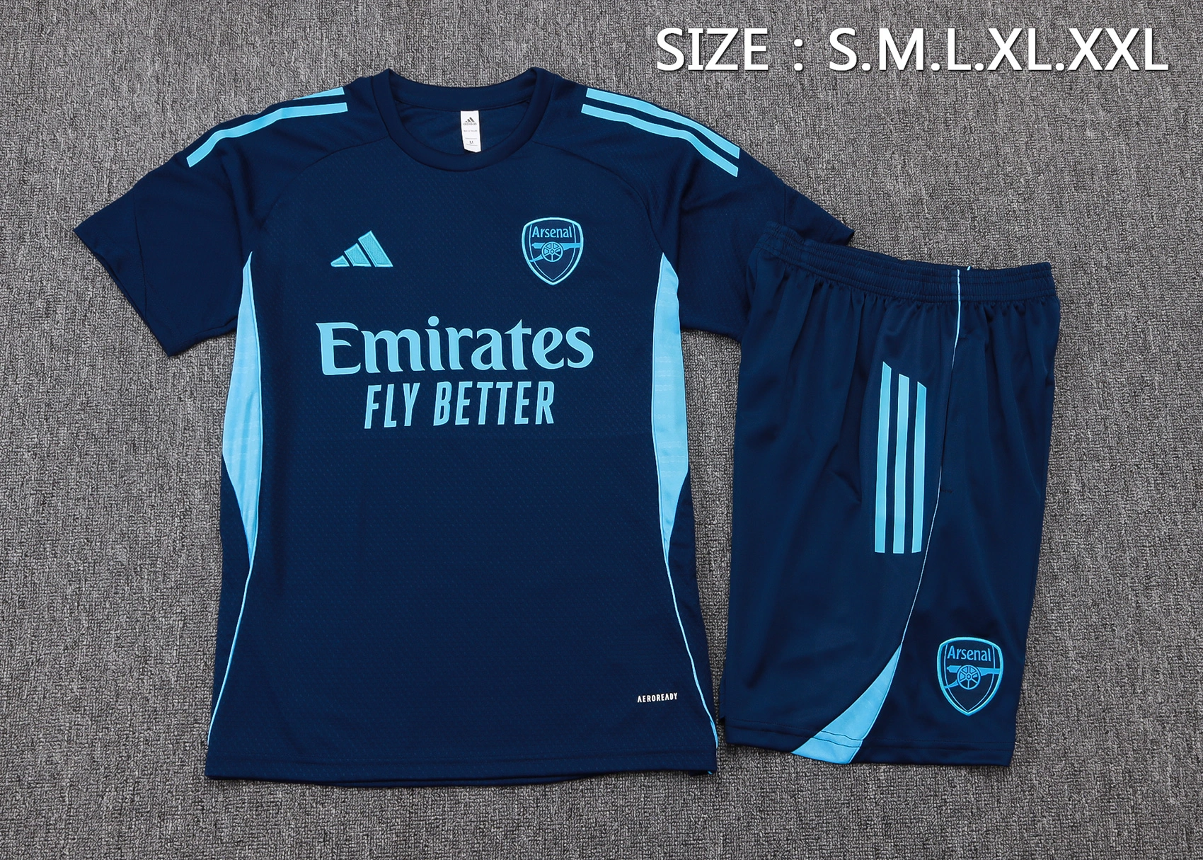 Arsenal Training Jersey Kit Royalblue 2025/26 - Image 2