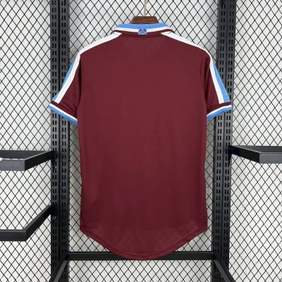 Alternative view of West Ham United Retro Football Jersey Home Custom Shirt 1999/01