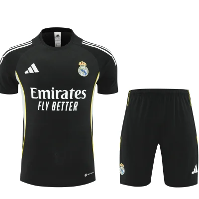 Real Madrid Training Jersey Kit Black 2025/26