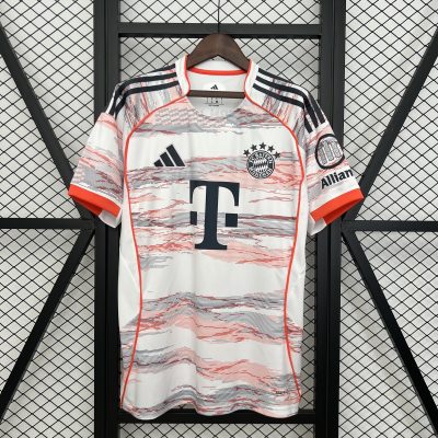 Bayern Munich Soccer Jersey Away Shirt 2025/26