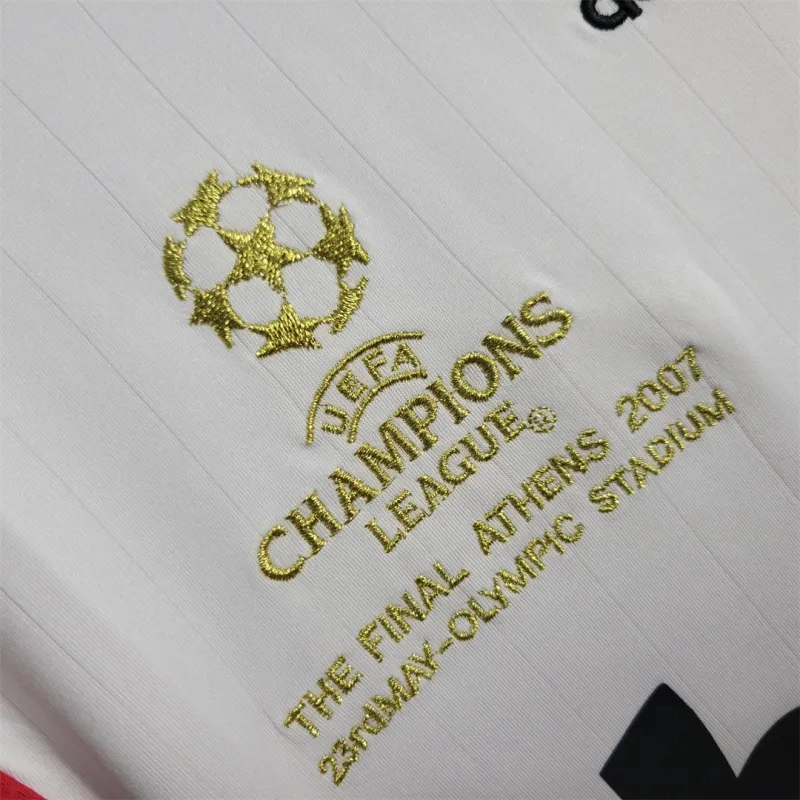 AC Milan Retro Soccer Jersey Away UCL Final Custom Shirt 2006/07 - Image 3