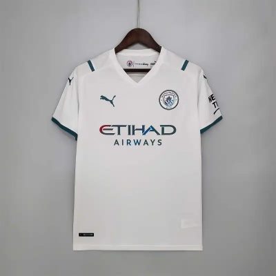 Manchester City Retro Away Football Jersey Shirt 2021/22