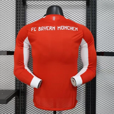 Alternative view of Bayern Munich Soccer Jersey Home Long Sleeve Shirt 2025/26