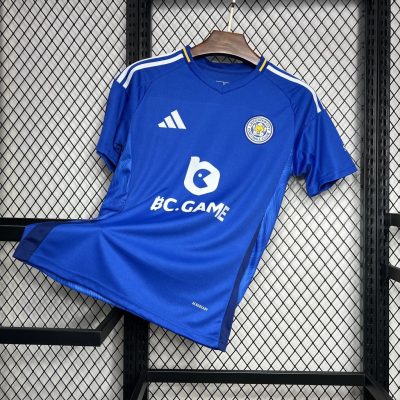 Alternative view of Leicester City Football Jersey Home Custom Shirt 2024/25