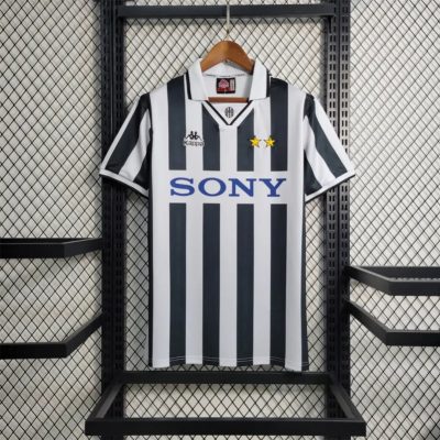 Alternative view of Zidane 21# Juventus Retro Soccer Jersey Home Shirt 1995-97