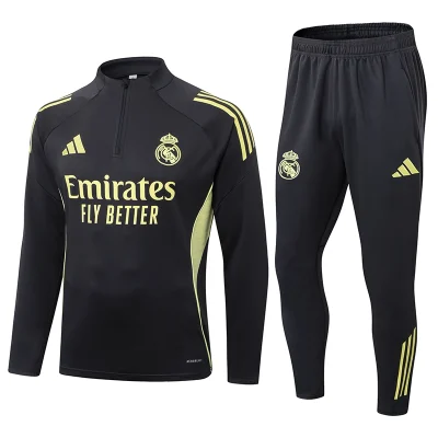 Real Madrid Training Kit (Sweatshirt+Pants) Deep Grey 2025/26