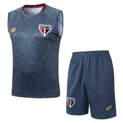 Sao Paulo FC Sleeveless Training Kit Gray 2025