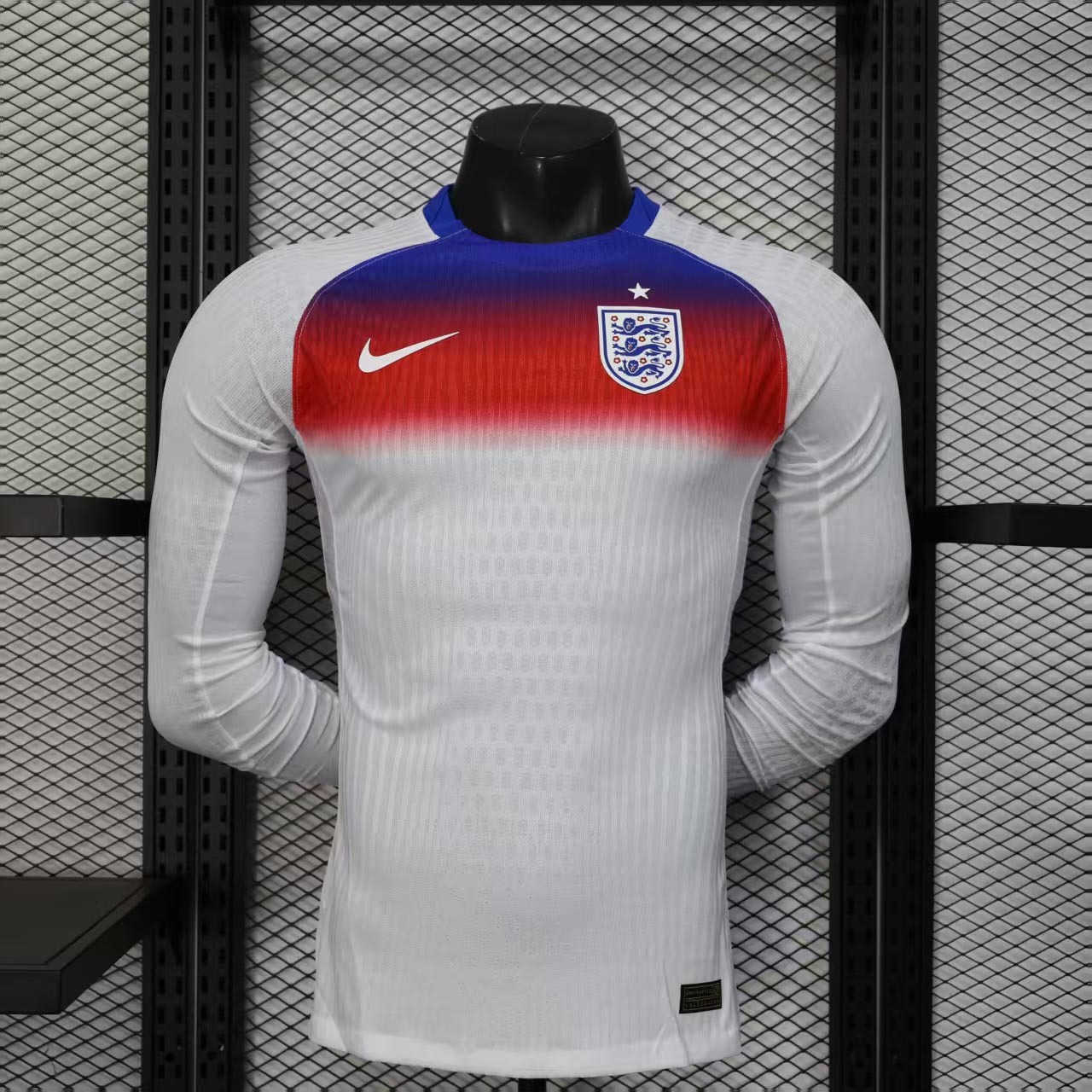 England Soccer Jersey Home Long Sleeve Shirt 2025