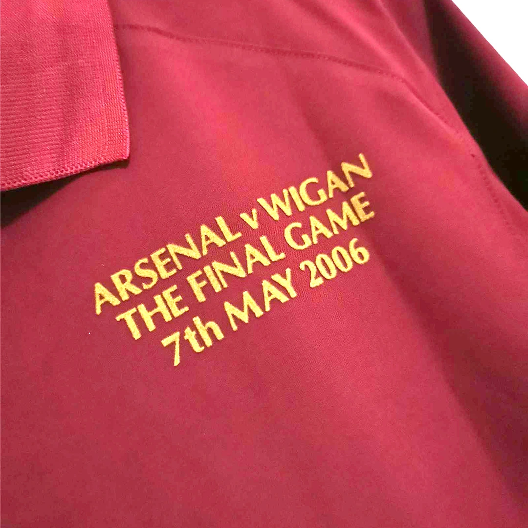 Arsenal Soccer Retro Jersey Home Custom Shirt 2005/06 - Image 5