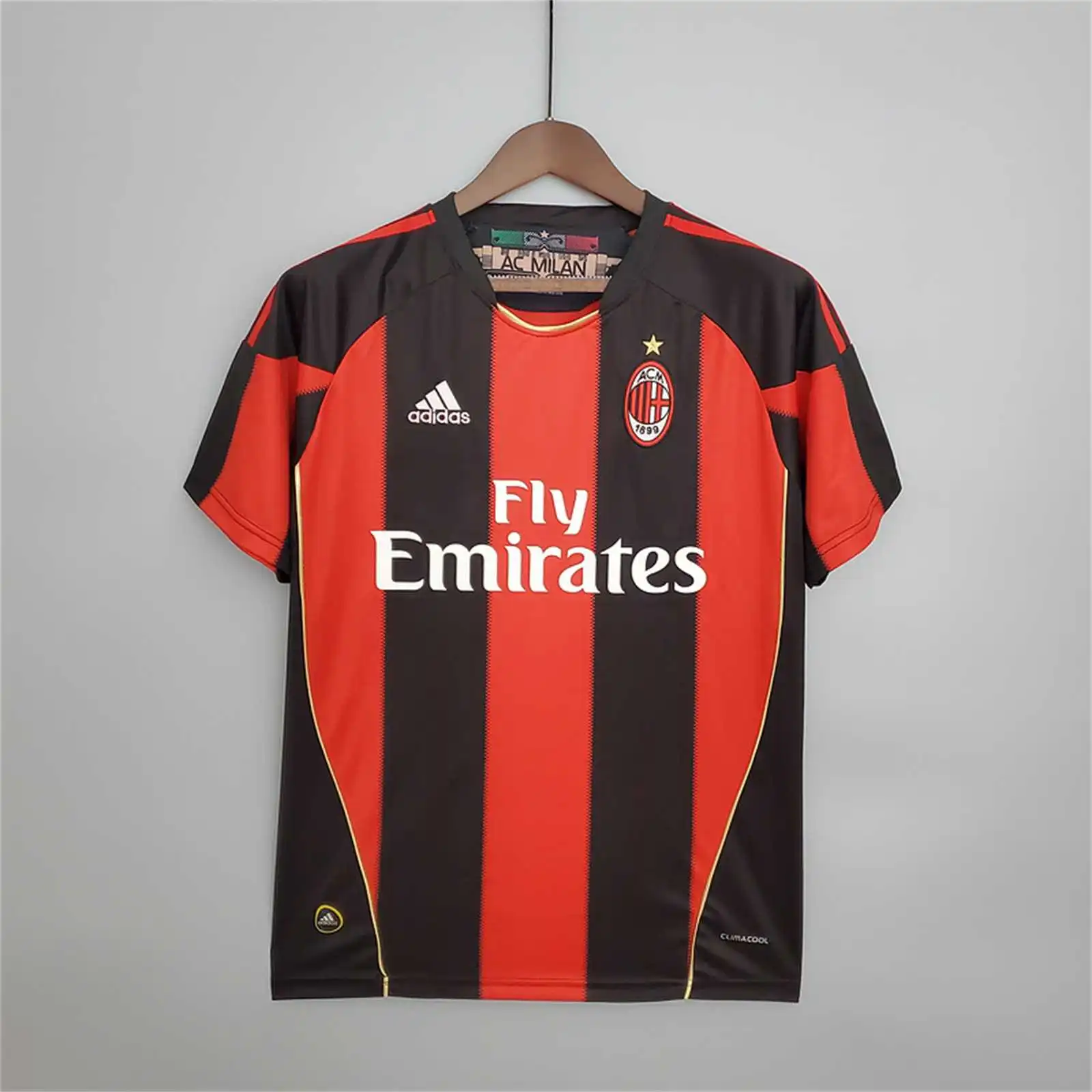 AC Milan Retro Soccer Jersey Home Custom Shirt 2010/11