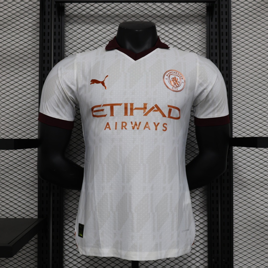 Manchester City Football Jersey Away Shirt 2023/24