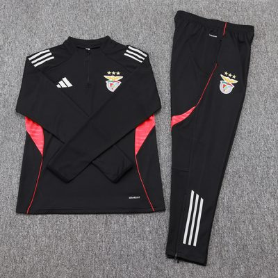 Alternative view of Benfica Training Kit (Sweatshirt+Pants) Black 2025/26