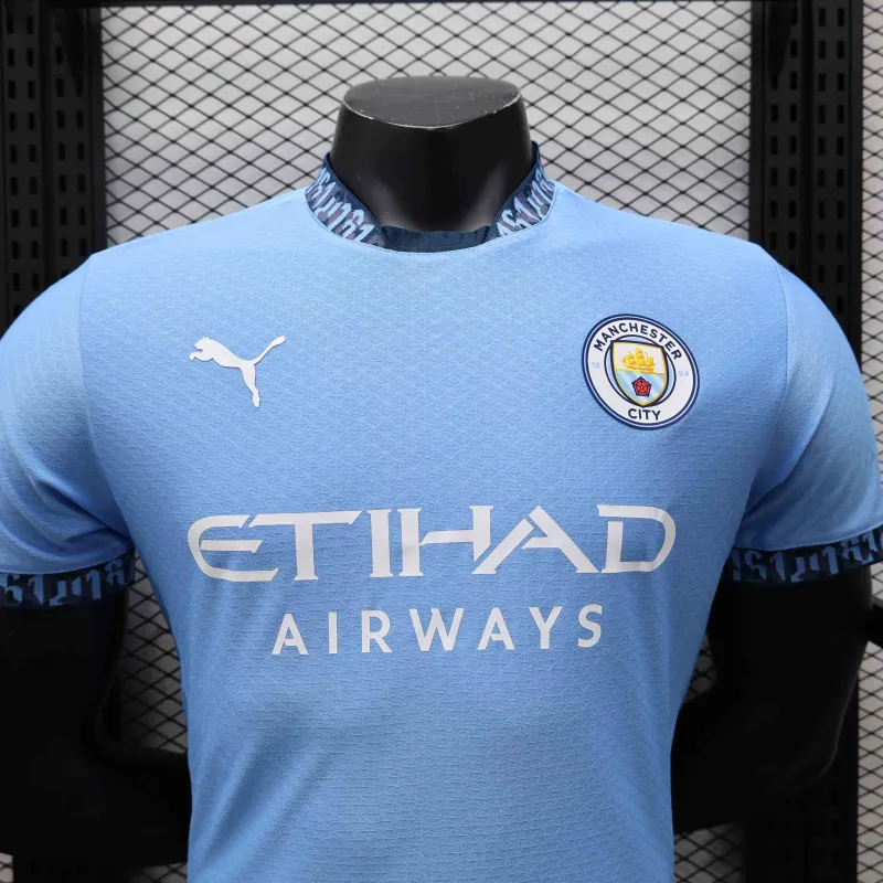 Manchester City Home Football Jersey Shirt 2024/25 - Image 3