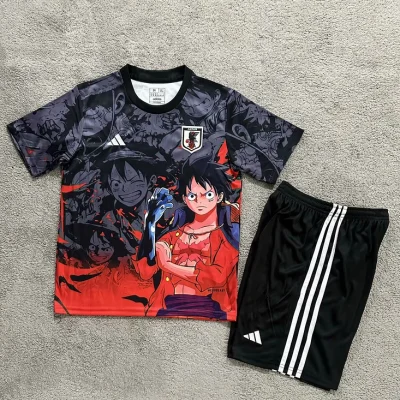 Japan Soccer Jersey One Piece Special Edition Kids Kit Jersey+Shorts 2025