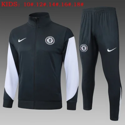 Kids Chelsea Training Kit (Jacket+Pants) Deep Grey 2025/26