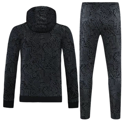 Alternative view of Club America Hoodie Training Kit (Sweatshirt+Pants) Black 2025/26