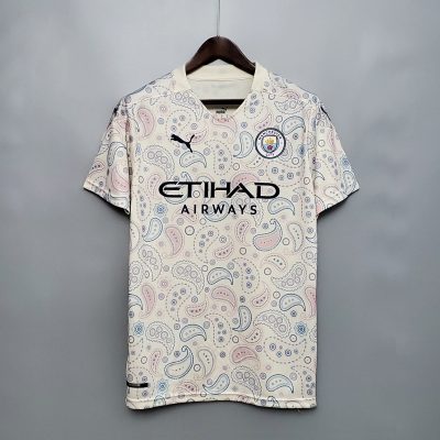 Manchester City Retro Football Jersey Away Shirt 2020/21