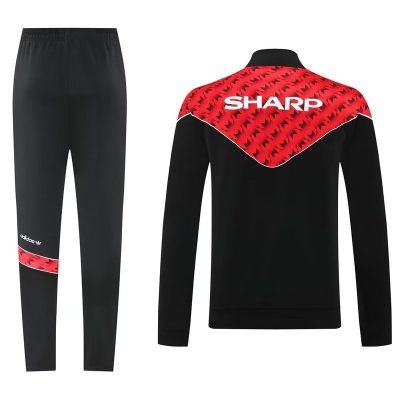 Alternative view of Kids Manchester United Training Kit (Jacket+Pants) Black 2025/26